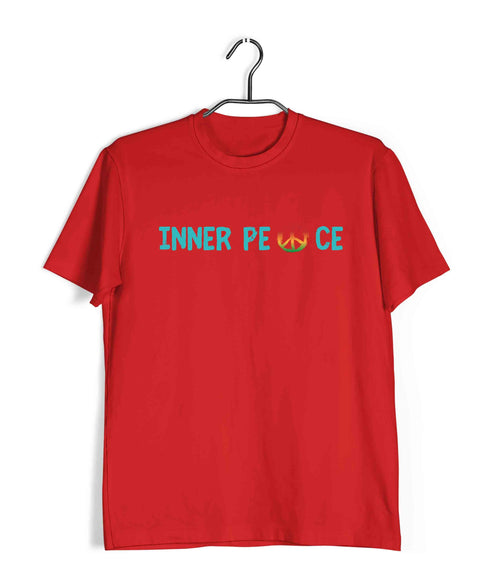Yoga Fitness Yoga INNER PEACE YOGA FITNESS Custom Printed Graphic Design T-Shirt for Women